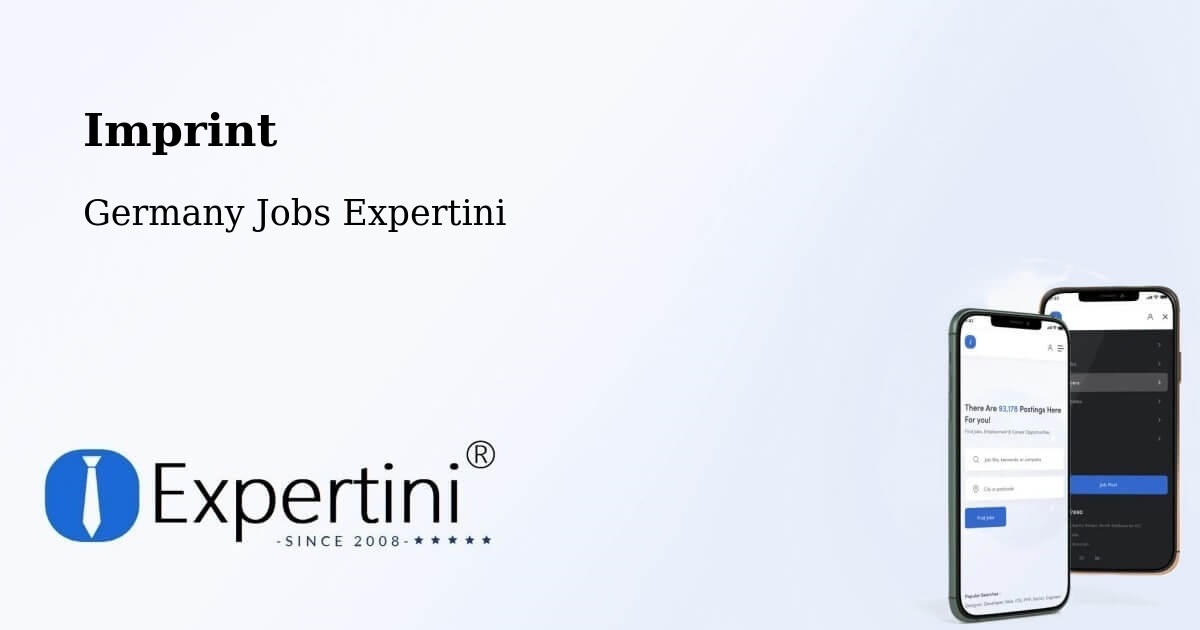 Imprint – Buxheim - Germany Jobs Expertini